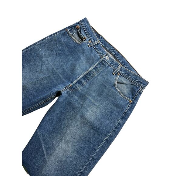 Levi's  501XX Blue Denim Jeans Mens 38x33 (Fits 34x30)  Made in USA Vintage 90s - Picture 2 of 15
